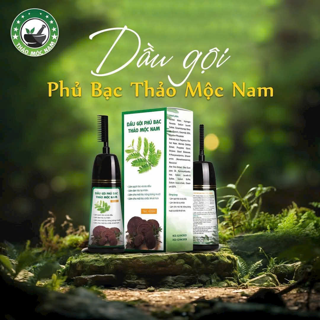 Dầu Gội Phủ Bạc Thảo Mộc Nam