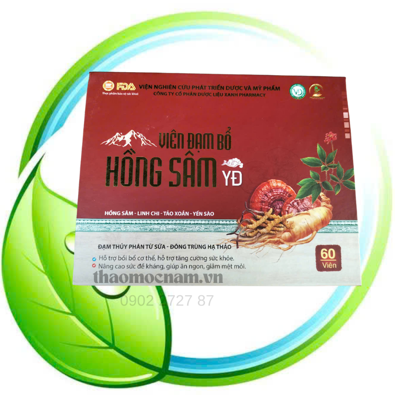 Viên Đạm Bổ Hồng Sâm
